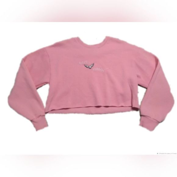 Forever 21 Tops - SOLD ON MERCARI F21 Angel energy cropped sweater**